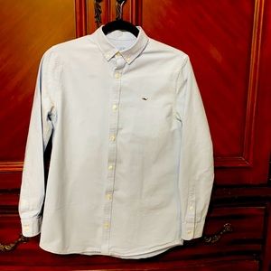 Boys blue Oxford by Vineyard Vines. Size XL